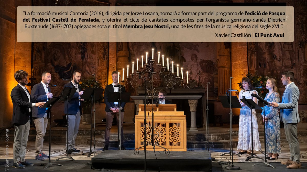 ¡Volvemos a @FIMCPeralada! Esta vez con las cantatas de Dietrich Buxtehude. ✍🏻 Te lo cuenta @Xavicastillon para @elpuntavui. Más info: elpuntavui.cat/cultura/articl…