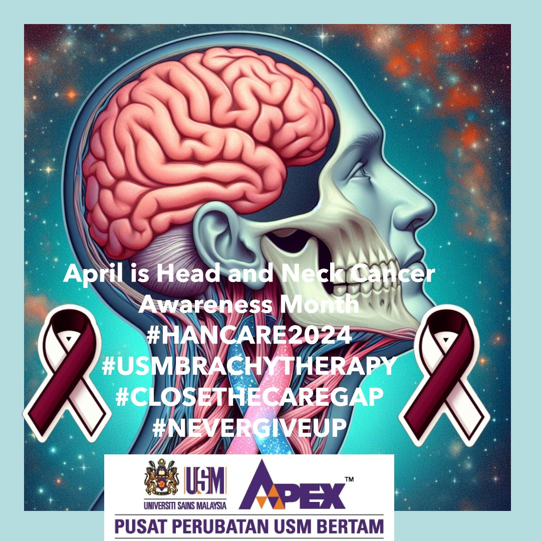 Perfect timing.
April is Head n Neck Cancer Awareness Month.
#NeverGiveUp 
#closethecaregap