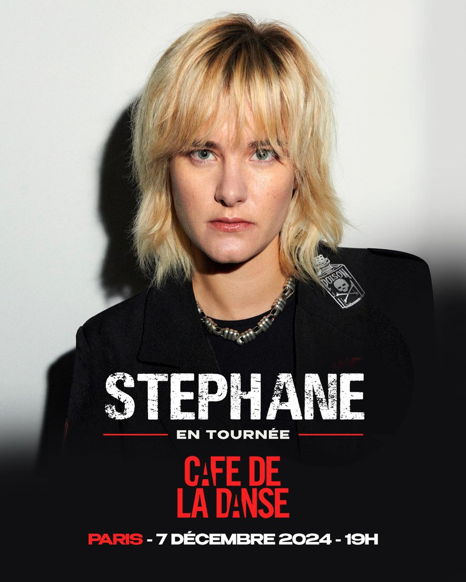 @music_stephane annonce une tournée en 2024 dans toute la France et sera au Café de la Danse à Paris le 07 décembre 2024 pour une date exceptionnelle à ne pas manquer ! Les billets sont disponibles🎟️👉bit.ly/3U0POtg