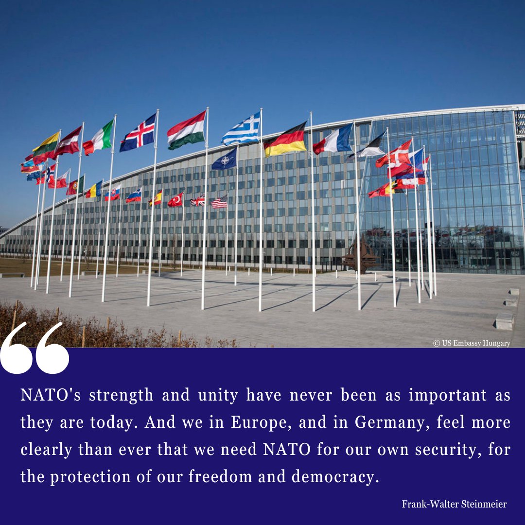 #NATO was founded 75 years ago today, and it continues to safeguard the freedom and security of its community of 32 Allies. Read what 🇫🇷 🇩🇪 🇵🇱 Foreign Ministers say about NATO and a moment that may define the future our children will live in: t1p.de/eq088