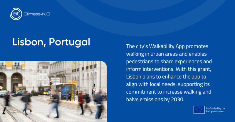 ClimateKIC's tweet photo. 🎉 Congratulations to the winners of the 2024 Sustainable Cities Mobility Challenge, backed by @FedExEurope:

🔵Cornellà de Llobregat, Spain 
🔵Lisbon, Portugal
🔵Liverpool, UK 
🔵Santa Coloma de Gramenet, Spain   
🔵Utrecht, Netherlands

More info 👇