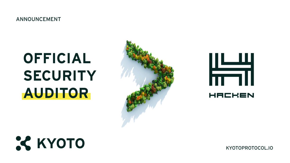 We have appointed @hackenclub as our official #security auditor🔐 The audit will ensure #compliance, #security and #transparency across our blockchain, safeguarding #data and user #trust in the process. Click here for more on $KYOTO 👇 kyotoprotocol.io #KyotoBlockchain
