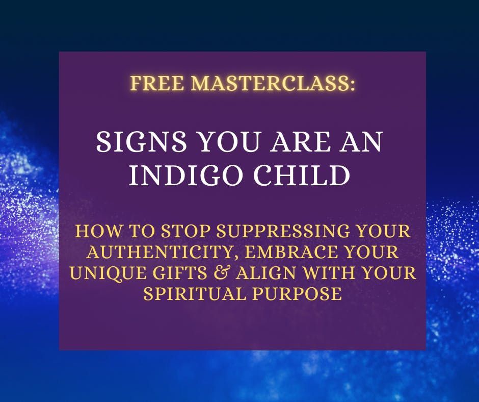 Are YOUR Energies Indigo? Find out in our all-new masterclass! Uncover your unique spiritual gifts and align with your purpose. Don't miss it! 

Check it out here: 
spiritualawakeningsigns.com/the-indigo-act… 

#IndigoChild #SpiritualJourney #Masterclass #AlignWithPurpose
