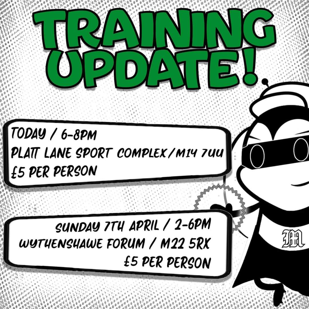 A #baseball bonus here this Sunday while additional work takes place on the outdoor training ground at #Wythenshawe Park...