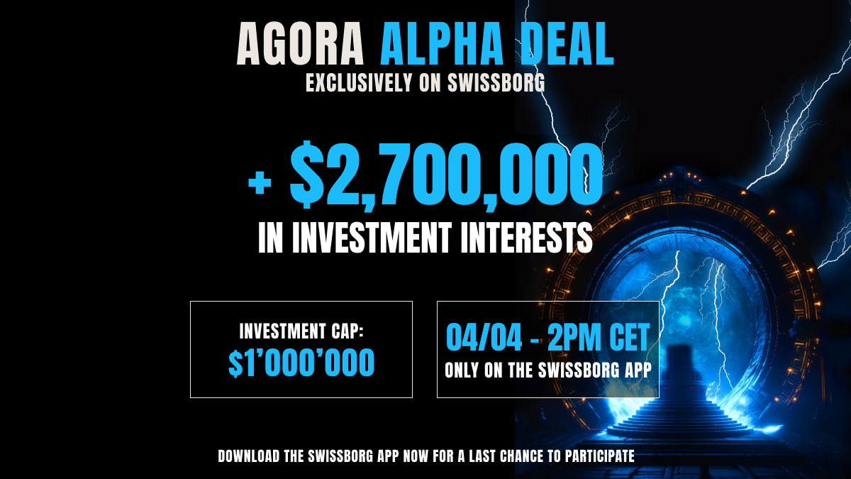 Just a few hours remain!

Interest has far exceeded expectations, so this opportunity may close quickly!

Ensure you're prepared in the @SwissBorg app. This is your last chance to participate: bit.ly/3W1U9hx