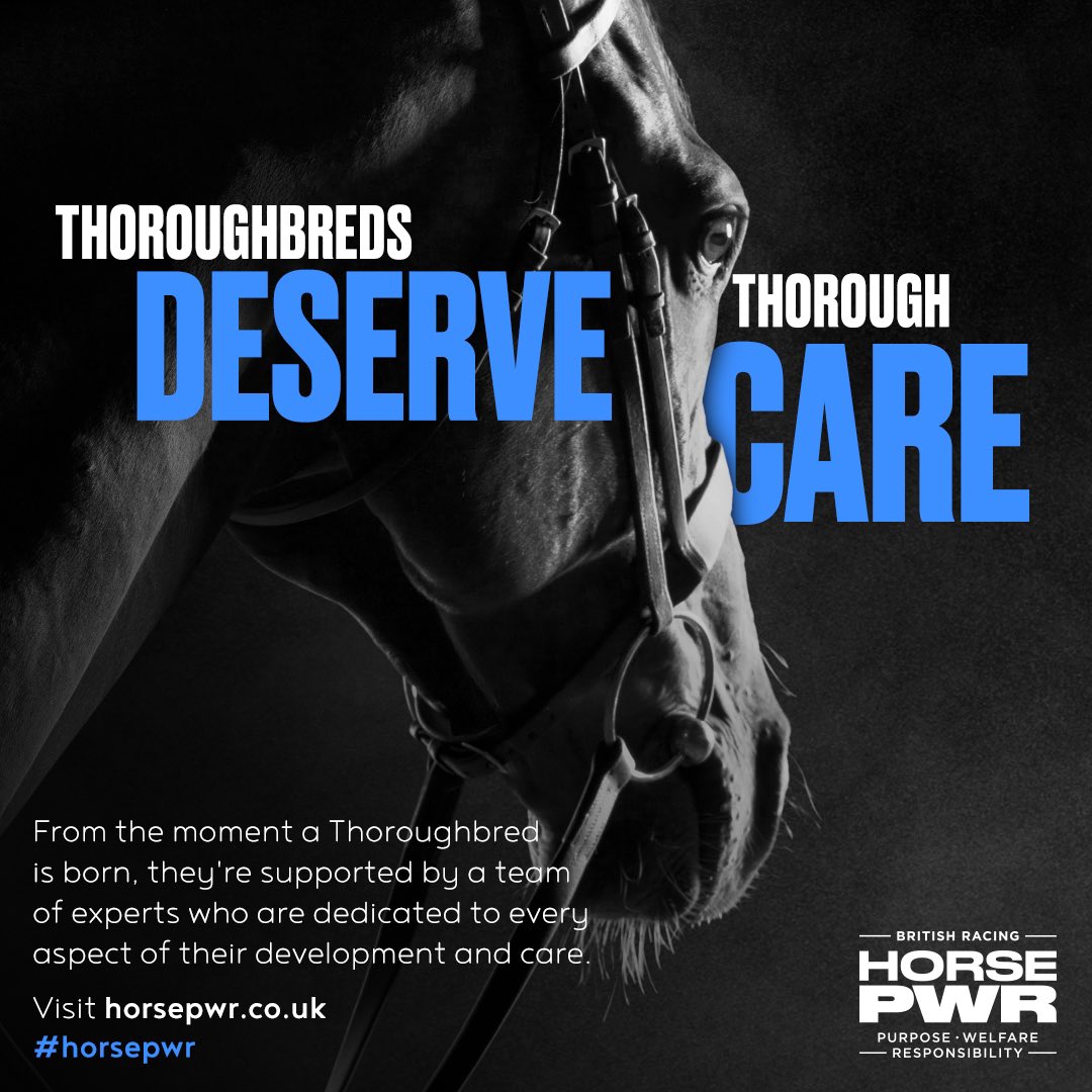 Brilliant to see racing putting all the facts on the table. Let's share far and wide how well we look after the magnificent athletes that power this sport horsepwr.co.uk #HorsePWR