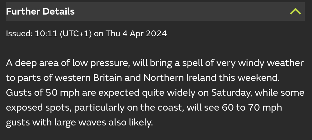 ⚠️ Not too much #rain from #StormKathleen this weekend but plenty of strong wind and gales @itvwestcountry