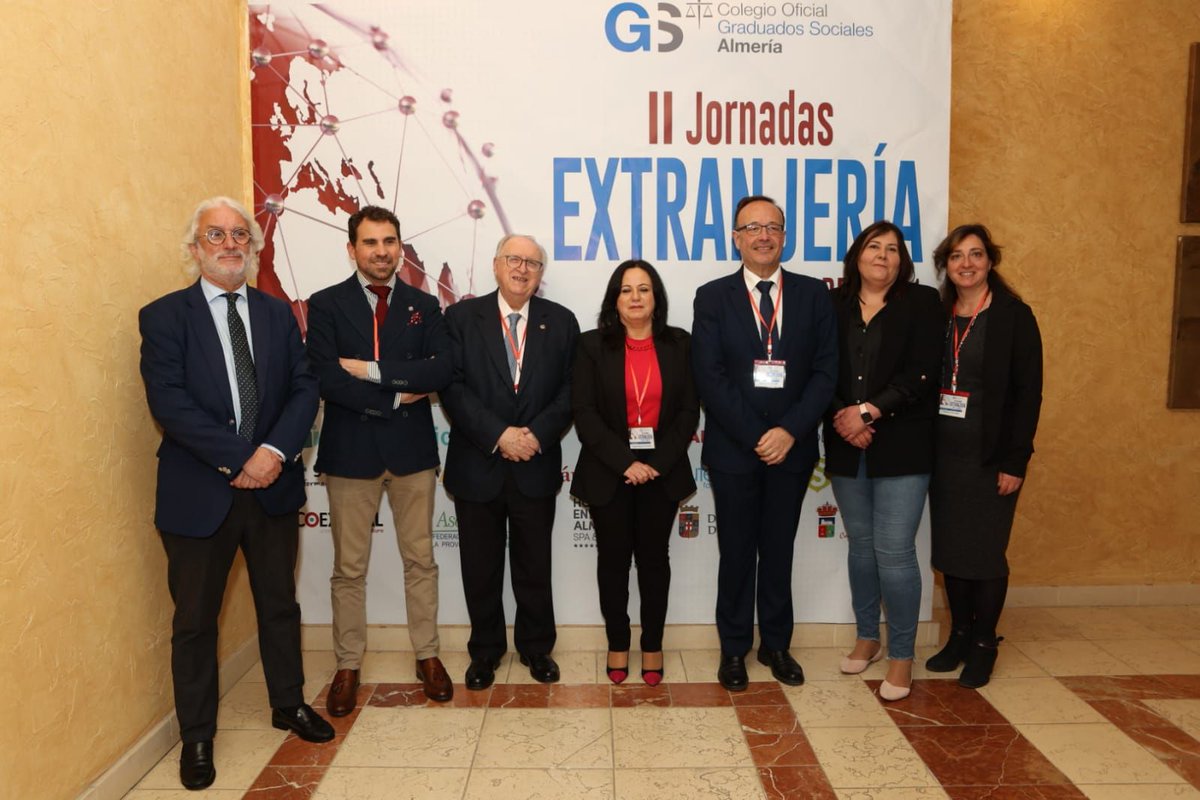 🌎 Nuestra presidenta asiste a las II Jornadas de #Extranjeria de los #graduadossociales de #Almería 
@CGSAlmeria enhorabuena oor la organización
👉 Accede a la noticia en nuestra web👇 
buff.ly/49nIrR5