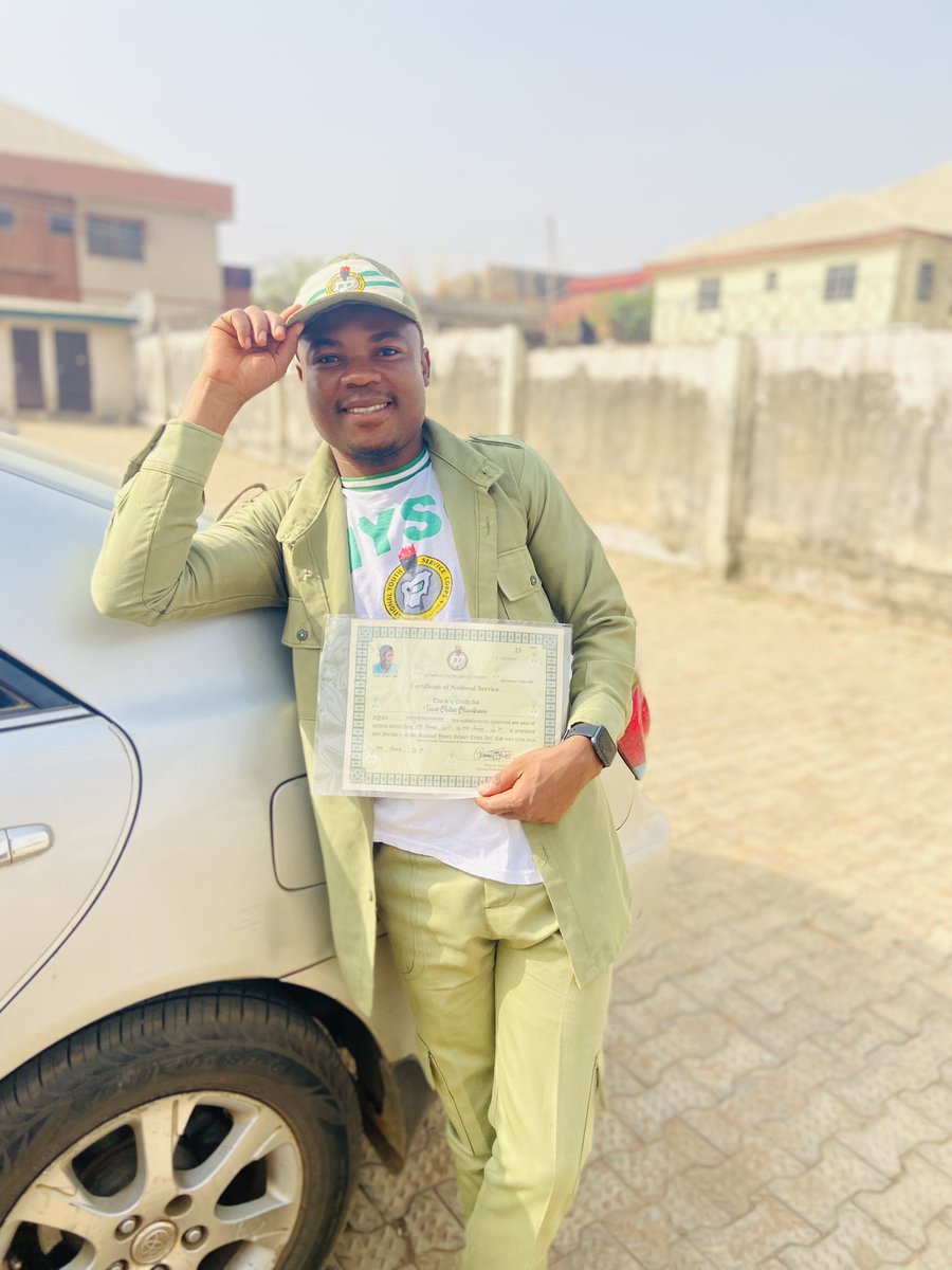 NYSC done and dusted! Congratulations to me 🎉🎉