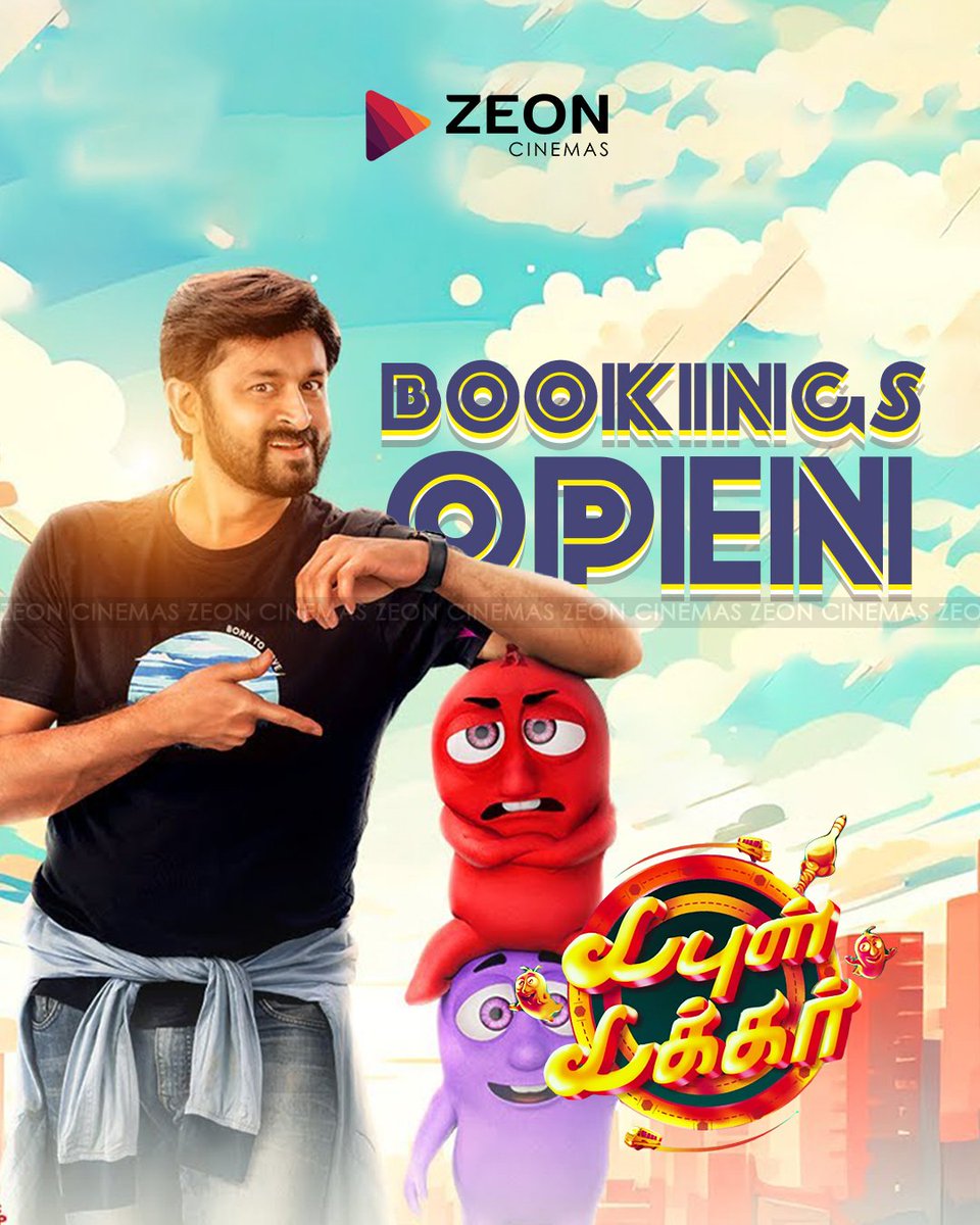 'டபுள் டக்கர் - Double Tuckerr' RESERVATIONS OPEN Book Your Tickets Now zeoncinemas.com #ZeonCinemas #ZeonIndiraCinemas #newmovies #DoubleTuckerr #டபுள்டக்கர்