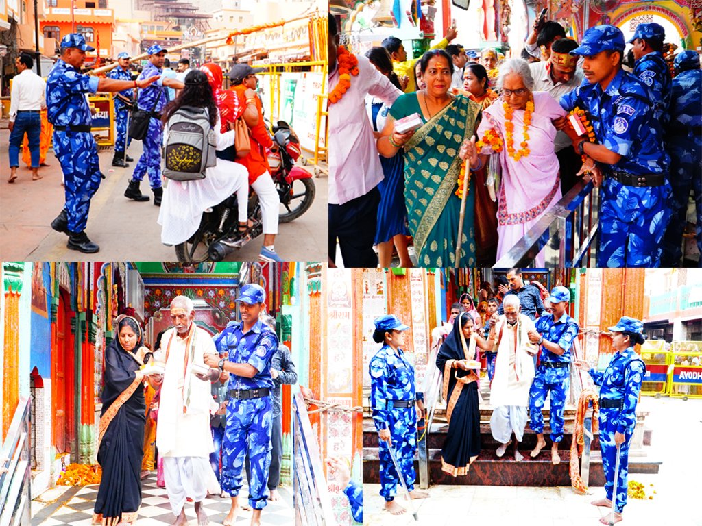 091bn's tweet photo. To create an accessible environment for every pilgrim @91BN #RAF #crpfindia with vigilant surveillance and strong security @Hanumangarhi. https://t.co/6ueo1Q3fS5