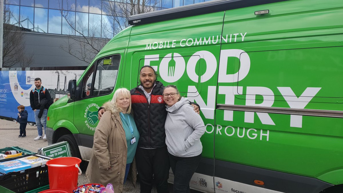 Awesome collection on Good Friday for St Helens Food banks a record 205.9 Kg plus monetary donations. Thank You @Saints1890 @WiganWarriorsRL @CommunitySaints @HSHVCA @SFoodbanks @RedVeeDotNet @StHConnected @HWStHelens @sthelenstownfc @CwuWamc #StHelensTogether #RightToFood