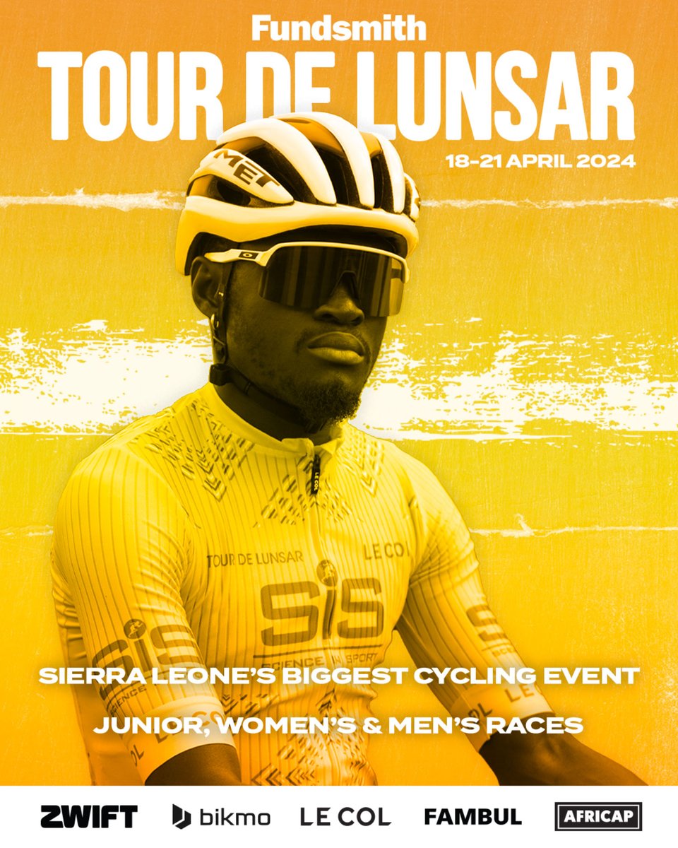 Two weeks to go until west Africa's noisiest bike race! #TourDeLunsar