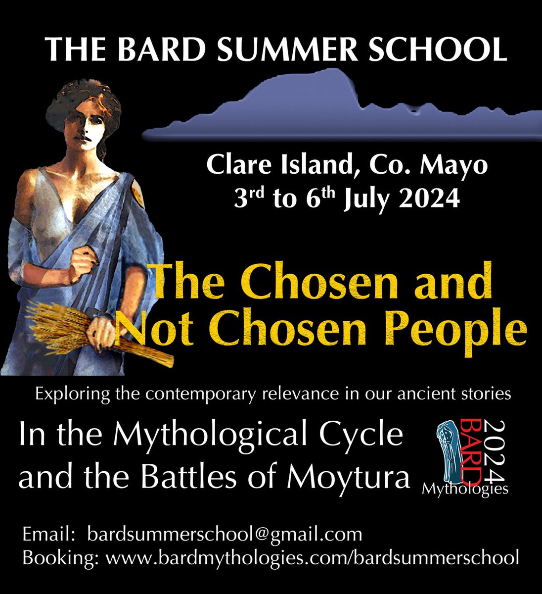 The 27th Annual Bard Summer School on ⁦@Clare_island⁩ promises to be another exciting adventure into the wisdom of the world of our ancient Irish stories