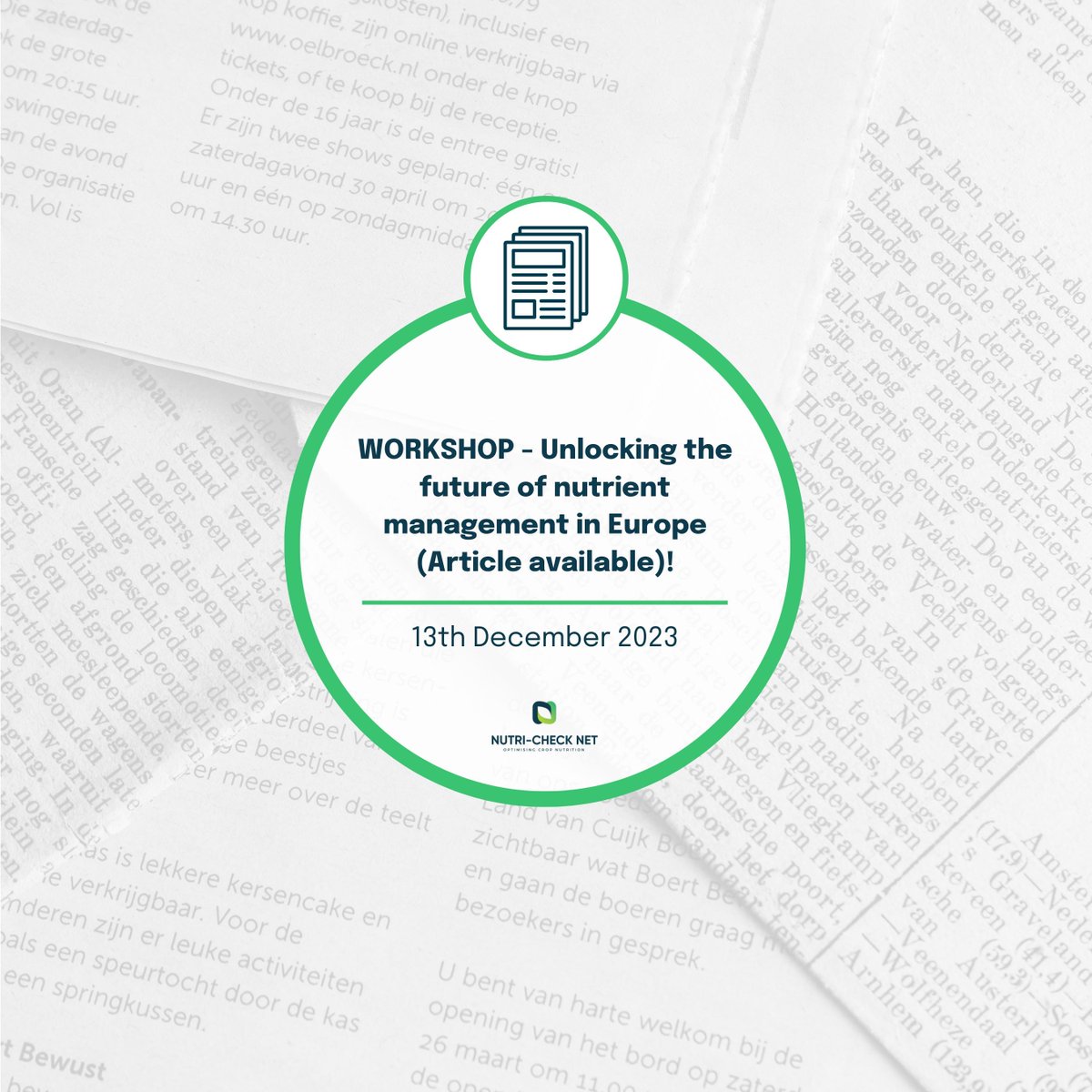 🌱 CONSULAI presents a huge update from NUTRI-CHECK NET! 

🌍 On December 13th, 2023, the NUTRI-CHECK NET Network Meeting gathered NEG members for a dynamic workshop session.

👀 Click on the link to find the full article: buff.ly/3wJaYTL