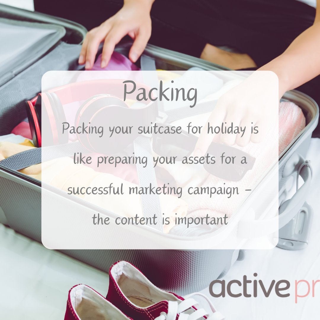 ActivePRuk's tweet image. Planning a summer holiday? 👉 to discover why it’s like planning a marketing campaign. For more details read our blog 👉activepr.co.uk/blog/why-plann…
#comms #marketing #marketingbudget #PRTips #PRPlanning #CommunicationStrategy #PRStrategy #PublicRelations