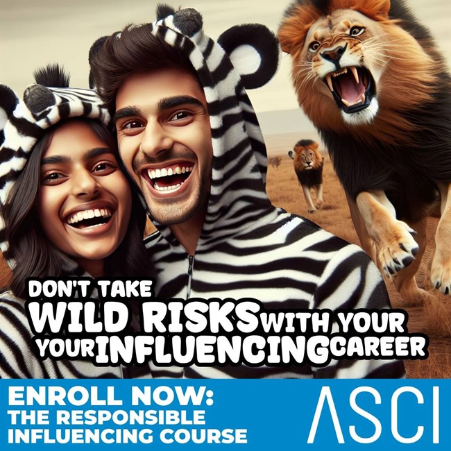 Your influencing career deserves more than a spot in the lion’s den. Take the ASCI Responsible Influencing Course now and make sure you are the king of the jungle. Click here to enroll now: bit.ly/ASCIAcademy #TravelInfluencer #ASCI #InfluencersGuide #Advertizing