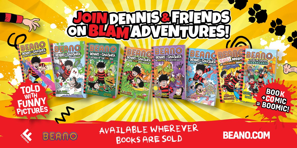 Gotta grab ‘em all! 😆 All these blamtastic boomics are out there in the wild right now, courtesy of our pals @FarshoreBooks. Imagine a stack of these sitting pretty on your shelf... cool, right? Which will be your mini-joker's new favourite? 👀