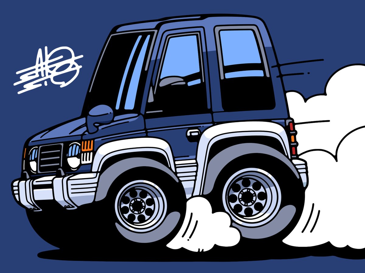 simple background signature chibi no humans shadow blue background motor vehicle  illustration images