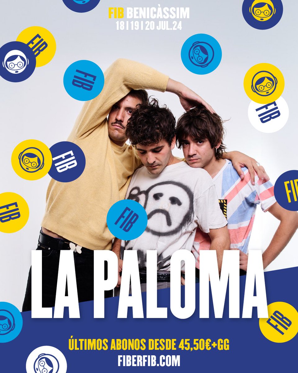 🕊️NUEVA CONFIRMACIÓN🕊️ La banda madrileña @lapalomavive forma parte del cartel de #FIB2024 este verano 🤟🏼 ¡Consigue tus abonos desde 45,50€+gg antes del cambio de precio este domingo! 🎫