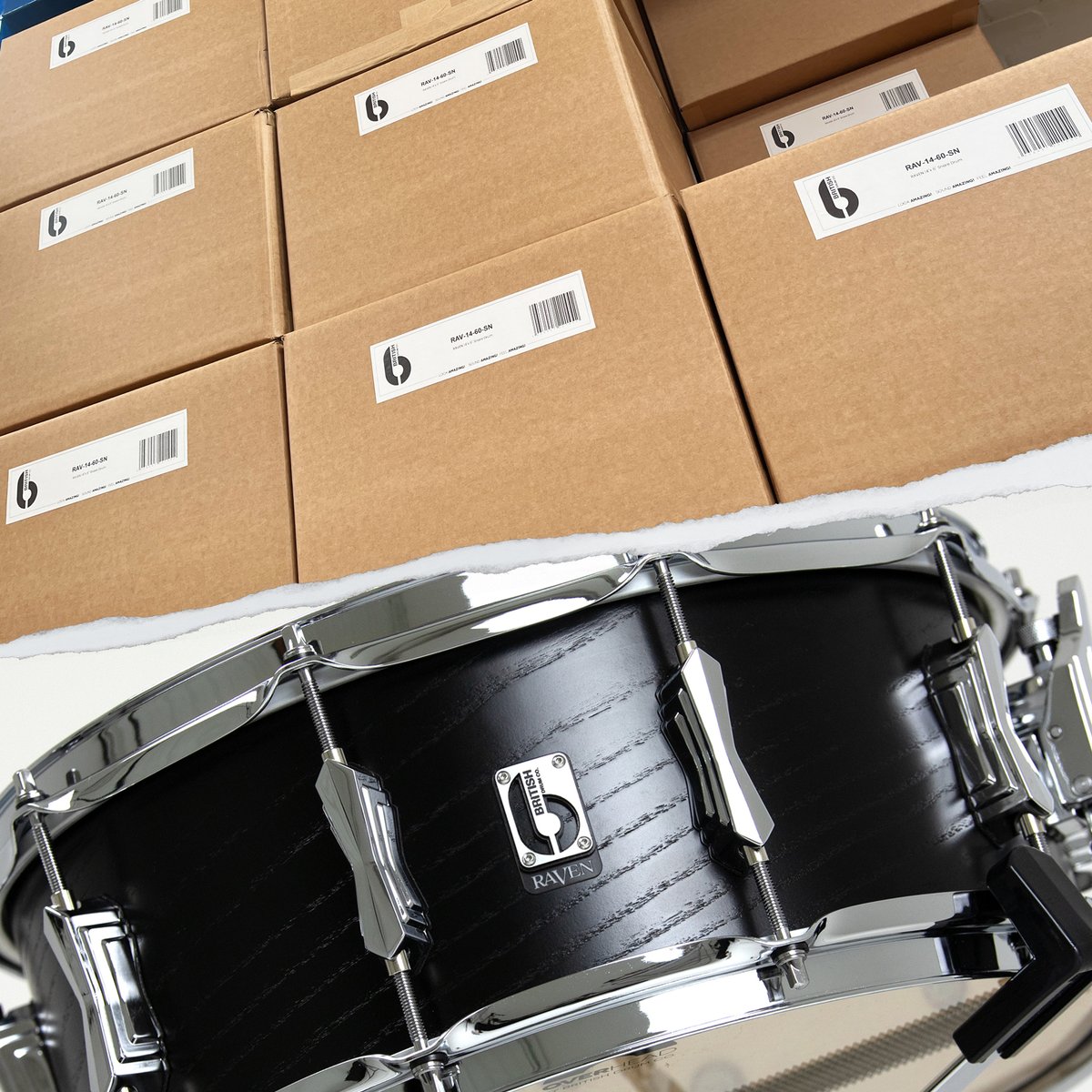 Our BigSofty and Raven snare drums are all boxed up and ready to find their new owners. Don't miss out on the chance to bring home one of these beauties! Head over to your nearest BDC dealer to check them out: bit.ly/2TXavJW