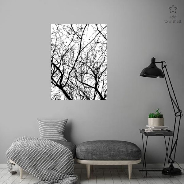 High-quality @displate metal posters with Branches black and white by ARTbyJWP displate.com/displate/707939 ✓ Printed on Metal ✓ Easy Magnet Mounting ✓ Worldwide Shipping shop online #wallartforsale #giftideas #wallart #poster #displate