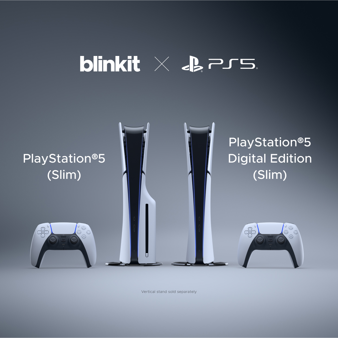PlayStation 5 on Blinkit. Launching tomorrow.