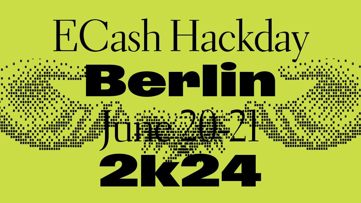 Come copy paste anonymous money with us! Sign up ⬇️ ecashhackday.github.io