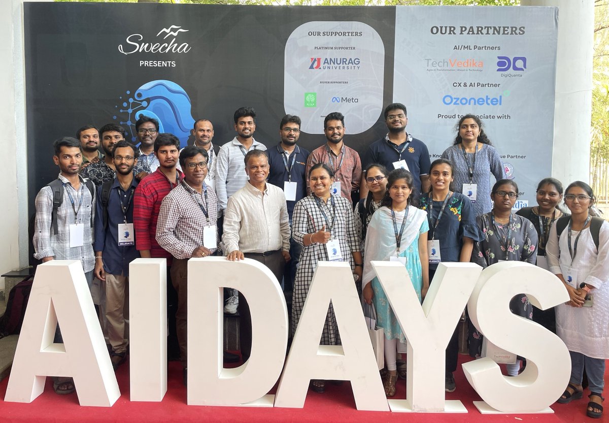 TechVedika's tweet image. Exceptional weekend at #AIDays2024 by Swecha Telangana! 
With over 1500 attendees, an exchange of knowledge on AI trends &amp;amp; innovations. Leaders empowered us to navigate the future of AI! 
It wasn&apos;t just a conference; it was a transformation!
#AI #ML #Innovation #FutureofTech