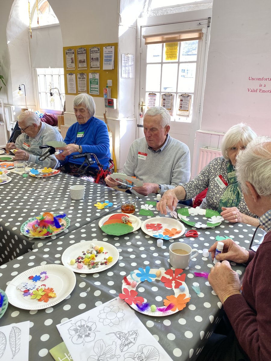 Our Creative Cuppa members had a lovely time at their March session at the Studio making Spring Wreaths with Mark and Ang. Thank you so <a href="/TNLComFund/">The National Lottery Community Fund</a> for supporting our Creative Cuppa group 😊