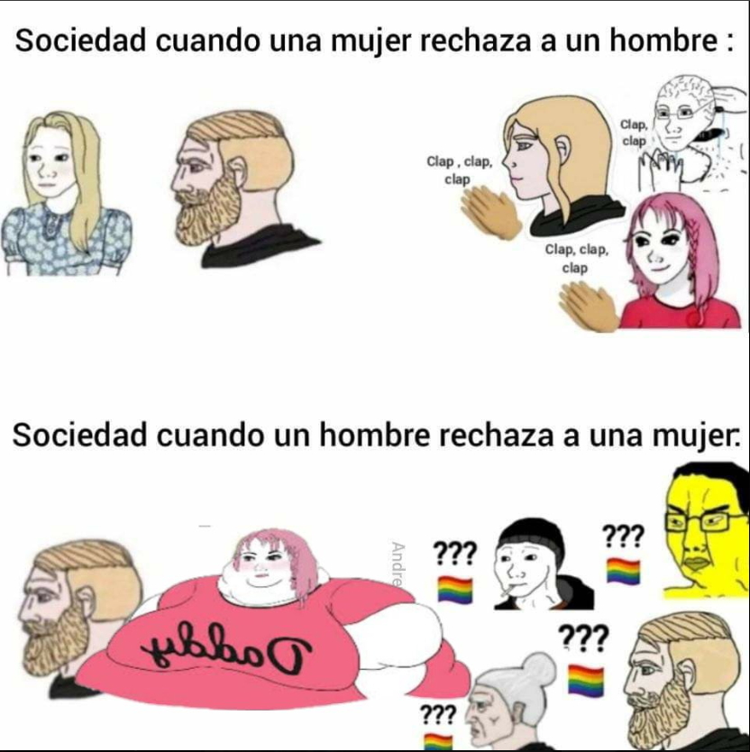 las mujeres si pueden tener estándares, los hombres no pueden y les arde