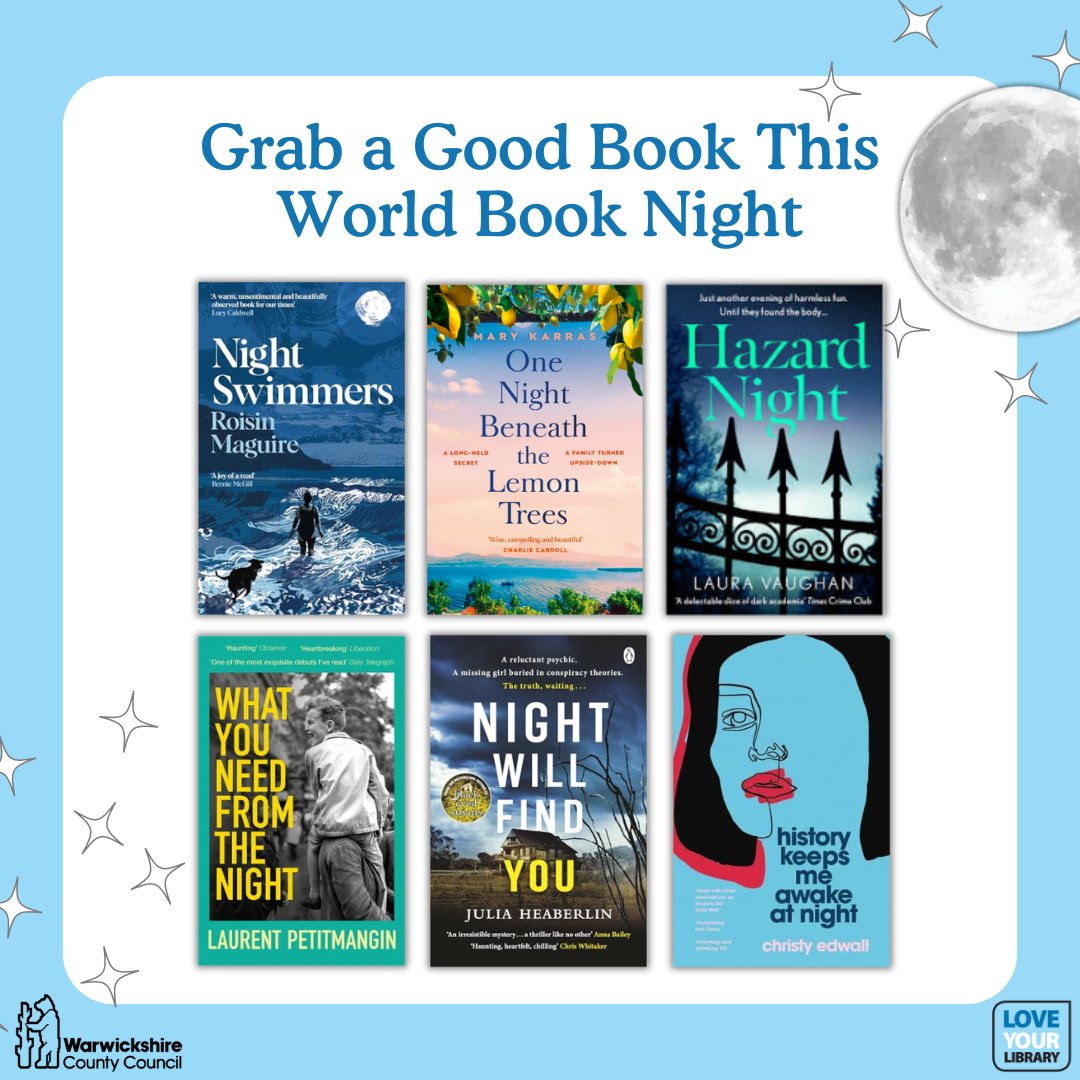 What will you be reading for @WorldBookNight next week? Here are just some of our suggestions for the weekend ahead, all available to borrow from your library! #WeekendReads #LoveYourLibrary @Mary_Karras1 @LVaughanwrites @juliathrillers @CLEdwall