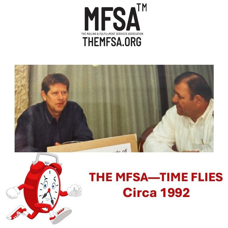 There is past presidents Phil Gage of Southwest Direct and John Topp of Topp Marketing circa 1992.
#timeflies
#THEMFSA
