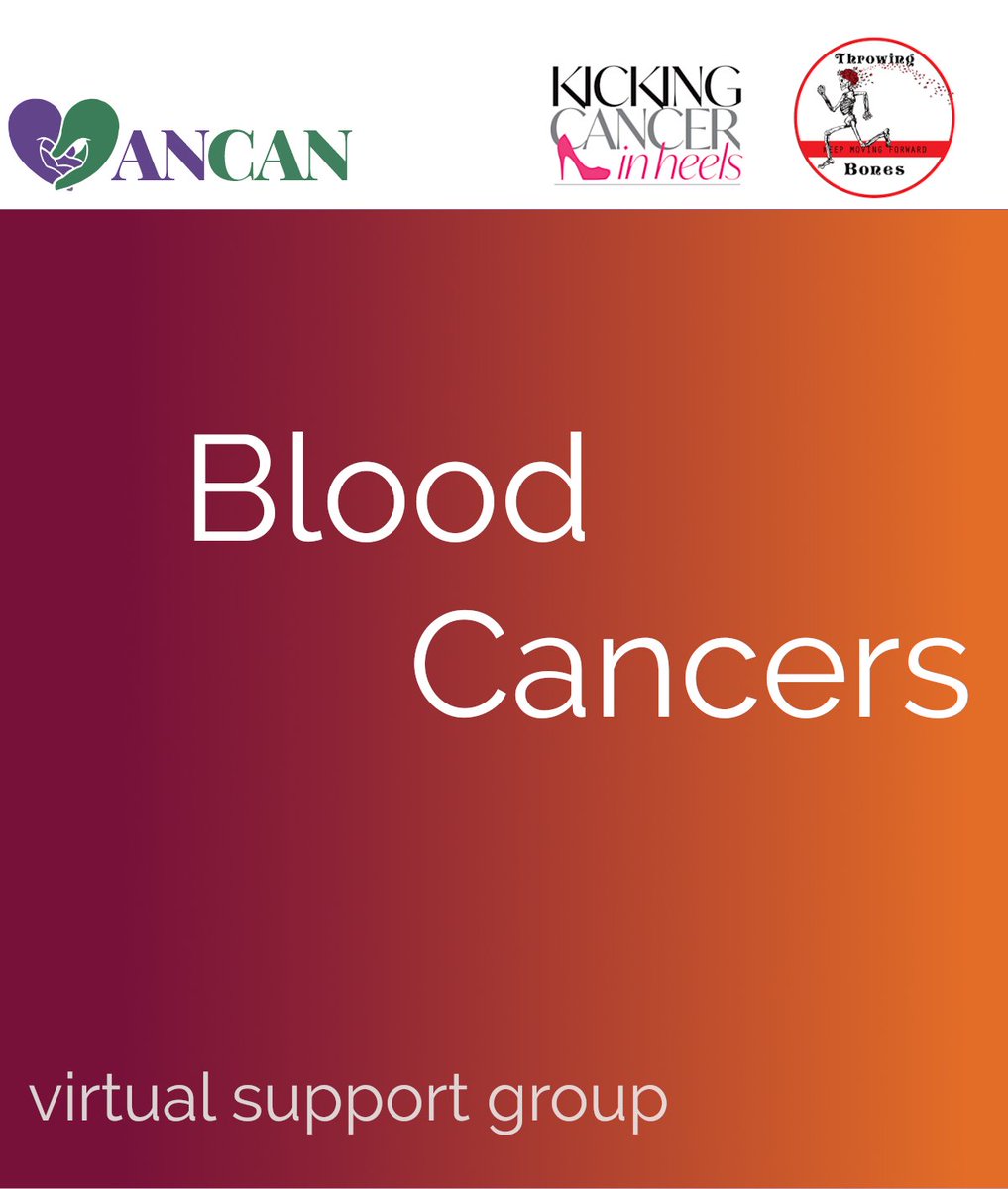 BLOOD CANCERS: If you need some encouragement and #peersupport, look no further. Drop into our #BloodCancer support group TONIGHT 8pm ET / 5pm PT ➡️gotomeet.me/ancanschmier @MicheleNadeemB @throwingbones4u #CLL #leukemia #lymphoma #multiplemyeloma #nonhodgkinslymphoma