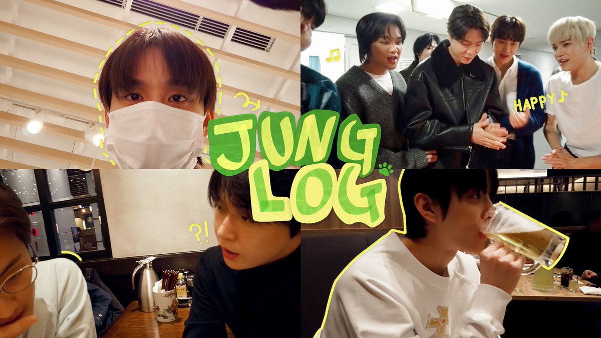 (보일 듯 안 보일 듯) 첫 쩡로그🐶📹 | 도영 형&amp;마크와 먹짱투어 / 왕크 쟈니 형 생일 축하 | JUNG LOG
 
youtu.be/KmTUX-BHWT8
 
#JUNGWOO #정우
#JUNGWOOinOsaka
#JUNGLOG #쩡로그 #OsakaVlog
#NCT #NCT127