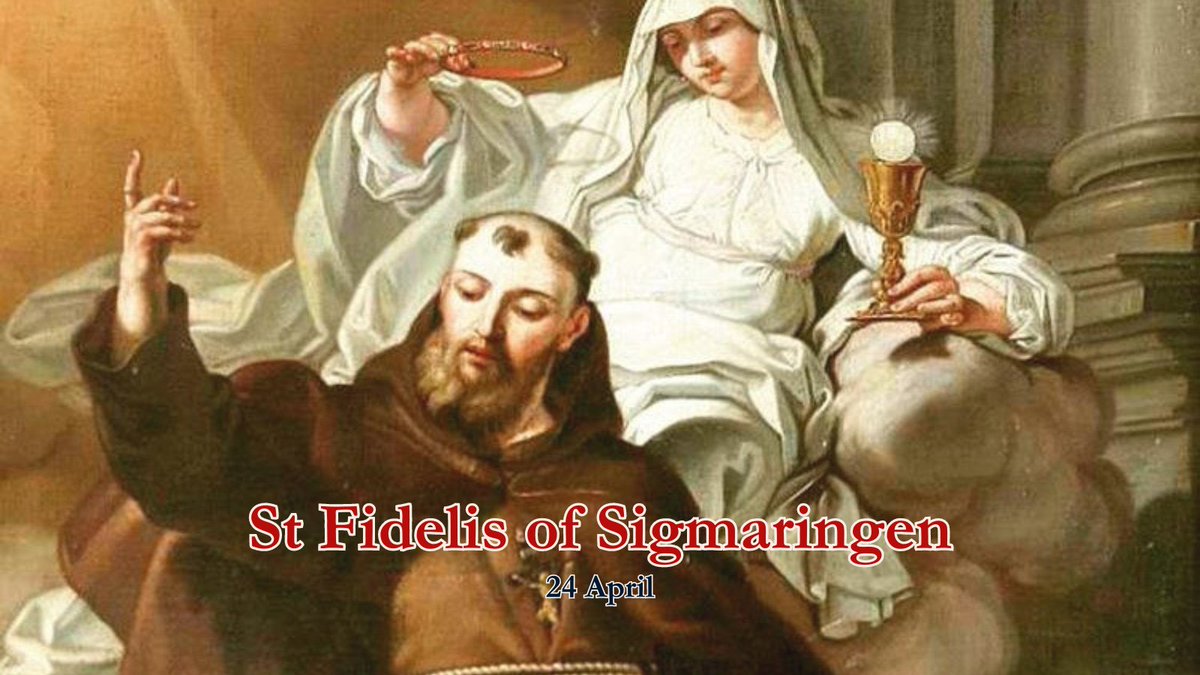 Today is the feast of St Fidelis of Sigmaringen!

#christianity #catholicism #salesians #faith #religion #easter #prayers #prayforus