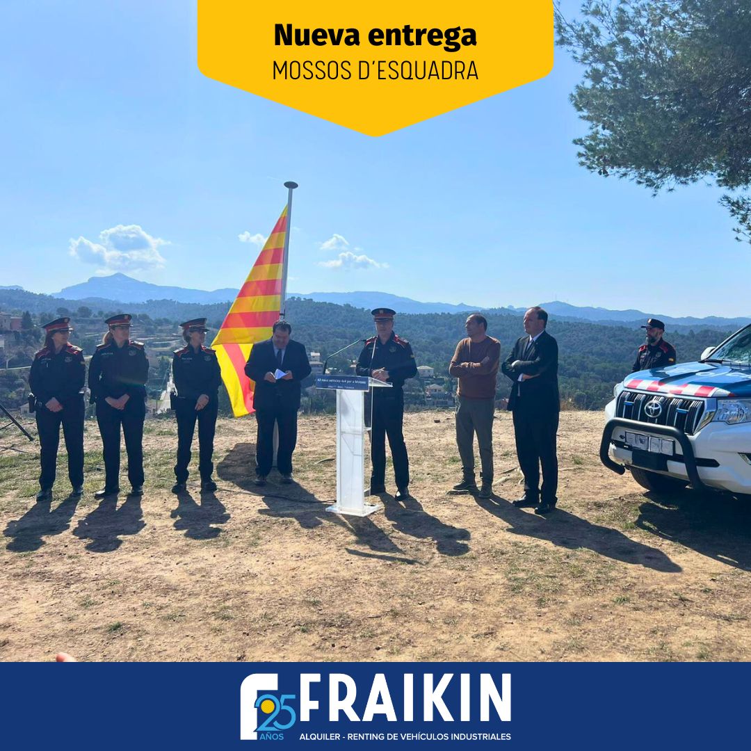 Fraikin entrega nuevos vehículos 4x4 a los @mossos para el ámbito rural 👇🏻

🚔 Irán destinados al patrullaje de seguridad ciudadana en el ámbito rural y la atención al ciudadano en estos entornos.

#mossosdesquadra #rentingindustrial @joanignasielena