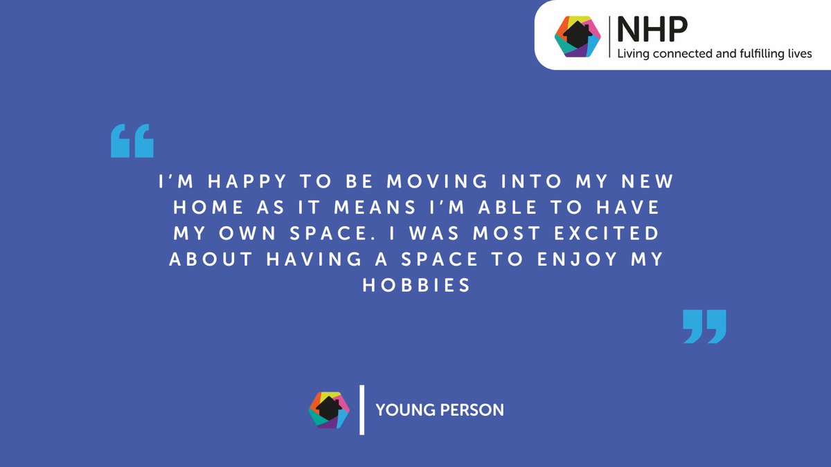 'I’m happy to be moving into my new home as it means I’m able to have my own space...' 😃 #NHP #HouseProject #CareLeaversCan