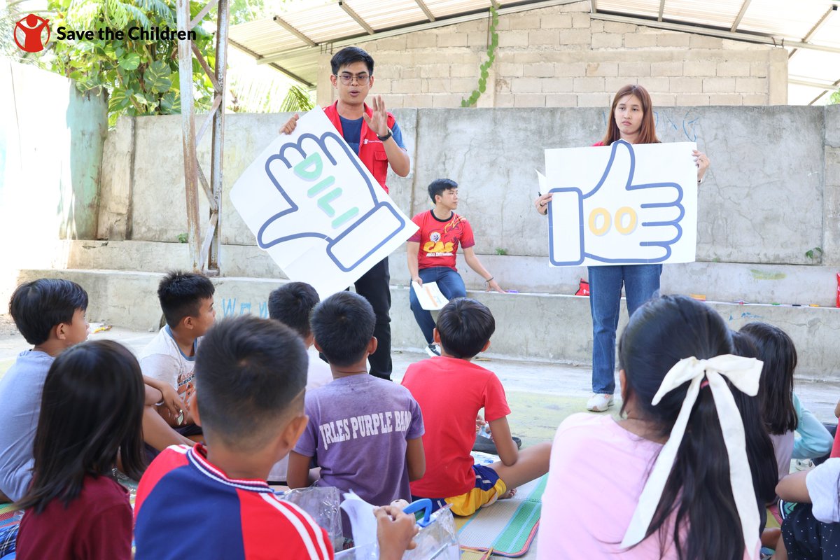 “Hashtag #️⃣ Save the Children Happy!” Children from Alabel and Maitum in Sarangani province said as they described their experience during Save the Children's Annual Family Update. Full story: facebook.com/SavetheChildre… #ForAndWithChildren