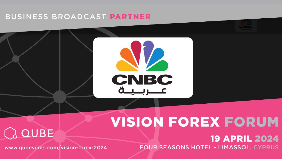 Excited to partner with QUBE Events for the Vision Forex Forum on April 19 at the Four Seasons Hotel, Limassol, Cyprus. Register now: hubs.li/Q02rGTTK0. Use code qube10 for 10% off. Contact info@qubevents.com. #qubevents #Visionforex
