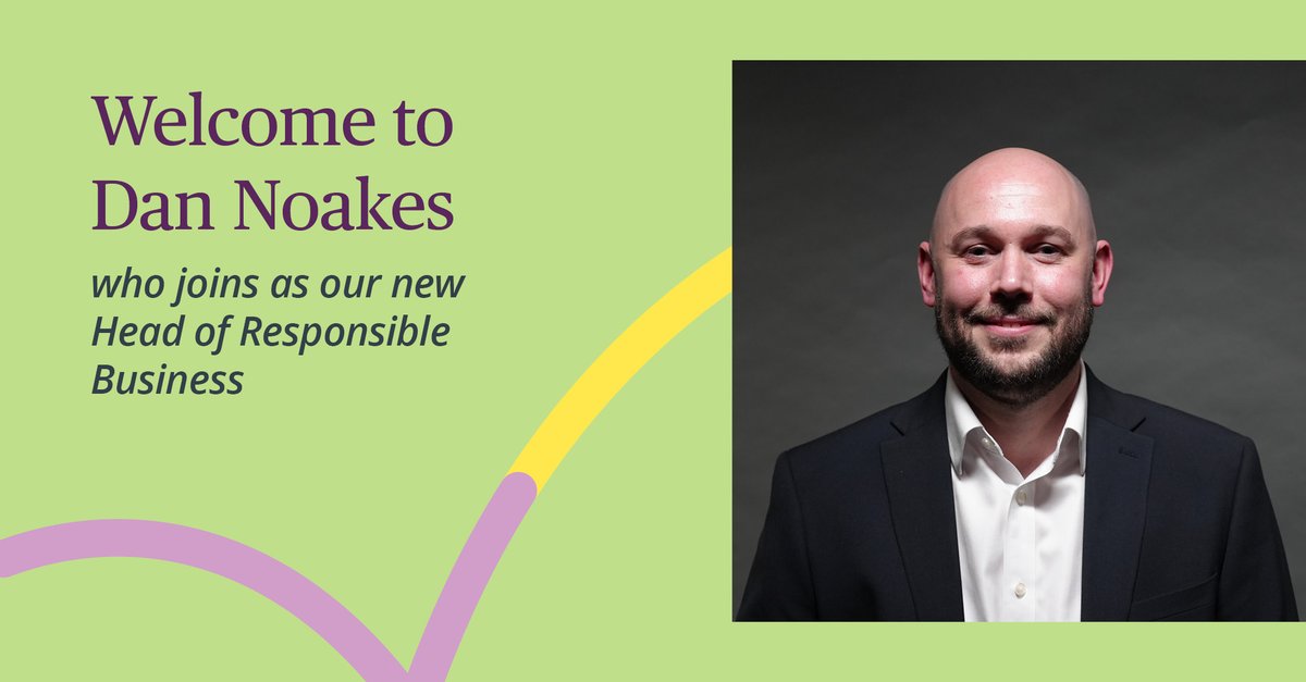 Today we welcome our new Head of Responsible Business, Dan Noakes! With over a decade of experience, Dan will focus on driving forward our purposeful business ambitions within our new five-year strategy. Read more: 2bird.ly/4aHcsfW