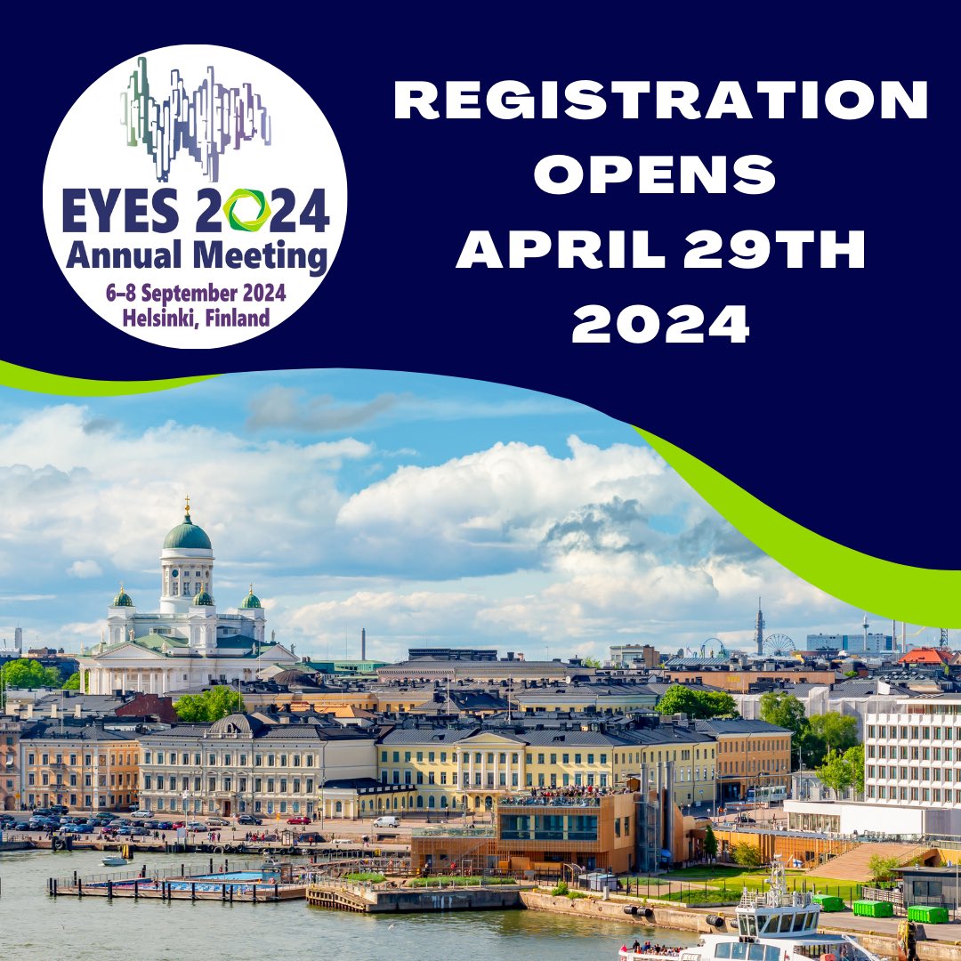 📯 We’re finally approaching the start of registration for the 11th Annual EYES meeting! Mark your calendar and follow to get all the important updates! <a href="/EYEScientists/">EYES</a>