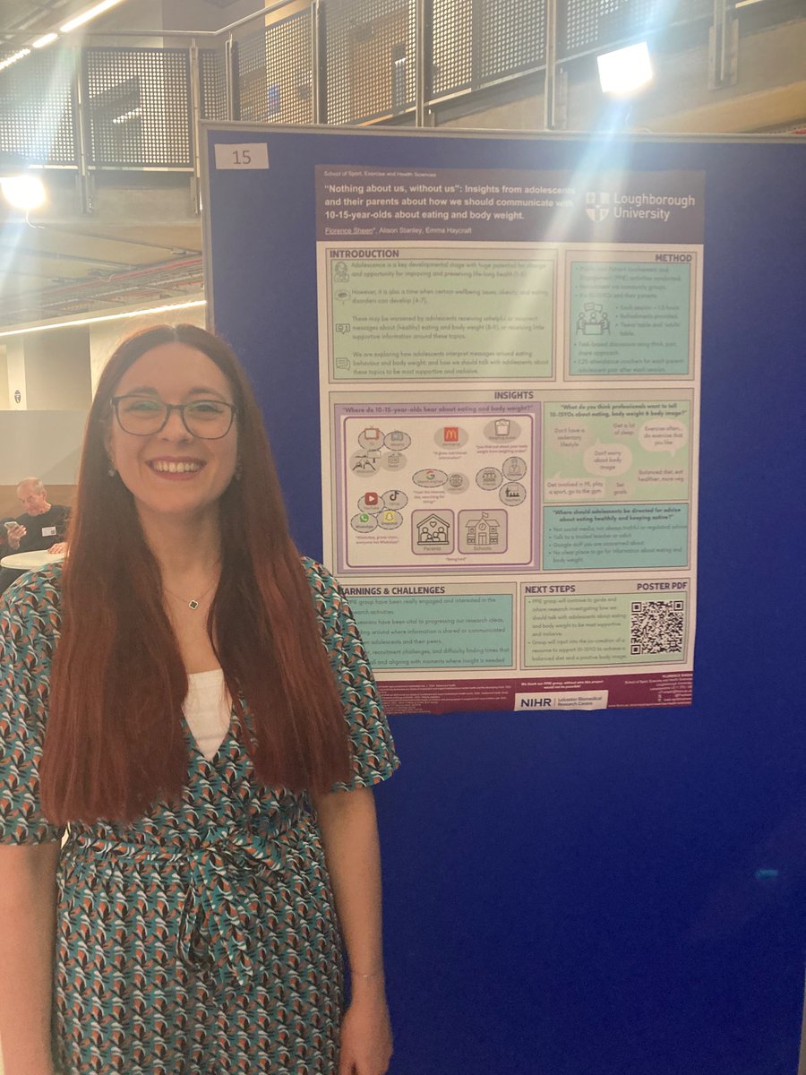 Flosheen's tweet image. Fantastic to discuss recent PPIE work in #BFDG2024 poster session 1! If you have more Qs about posters 15 and 24 do grab me at lunch (I’ll try to do justice to @DrAimeePink and her fabulous work!)