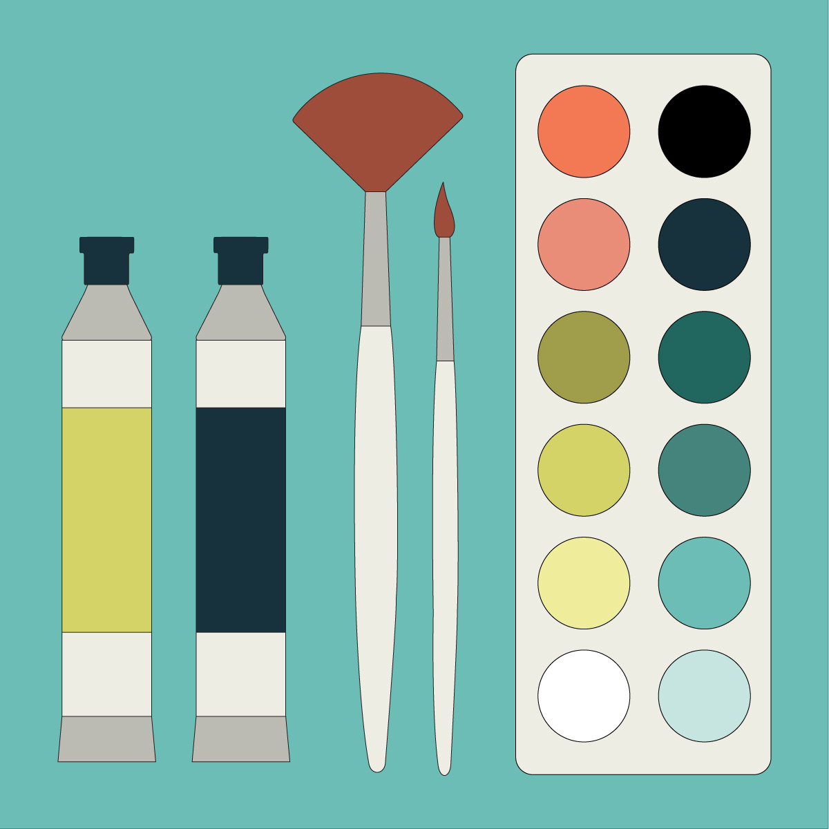 #DYK art supplies are allowed in your carry-on baggage, including watercolour paints in 100 ml or smaller containers. 
ow.ly/xaW750R82nf
#TravellingArtists #Prepare2Fly