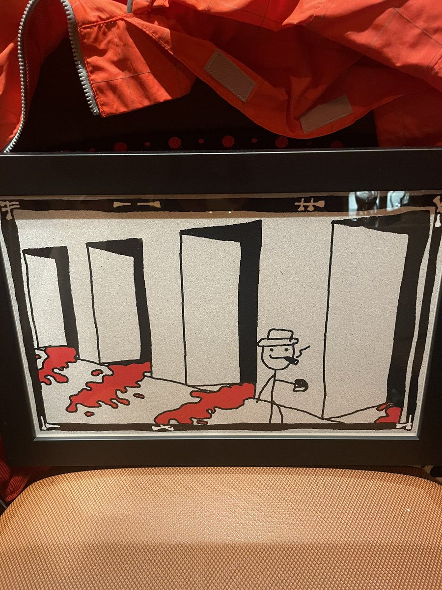 GISELXPHOTO's tweet photo. Buzzing from this first day @NFT_NYC #Moonlanguage at the Artist Pavilion,  @Darkfarms1  where we got Bome babies &amp; I raffle won these bloody doors &amp; phenomenal meal with the real ones!!! https://t.co/dbeLQ4KTRA