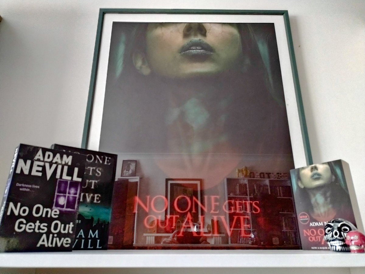 2024 also marks the 10 year anniversary of No One Gets Out Alive, published in 2014. A companion piece to The Ritual, only set indoors - a battle for survival against both human and supernatural evil. Each story I visualised as a horror film. Each novel became a horror film.
