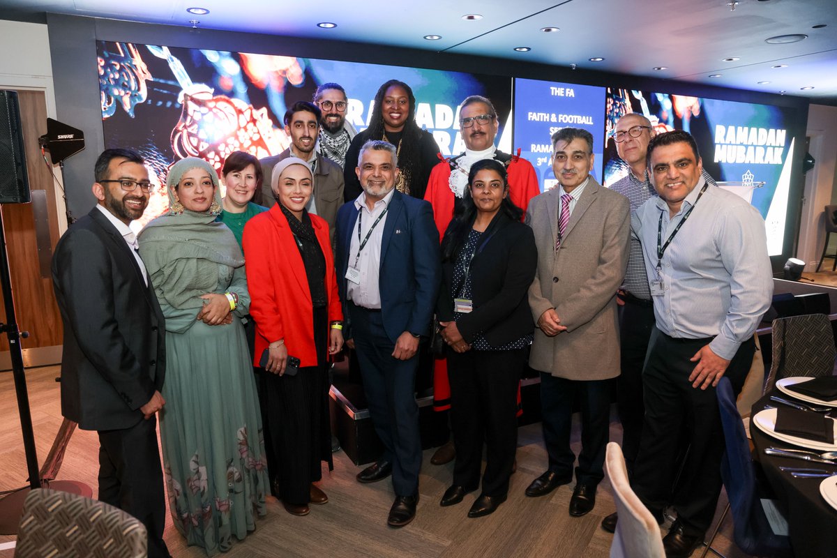A wonderful panel session at our #Ramadan #iftar at @wembleystadium @FA alongside esteemed colleagues @RemonaAly @YasMirza @Zesh_Rehman Anisa Mahmood of @aiwg_uk Ramadan Mubarak and best wishes for the remainder of the holy month FOOTBALL IS #ForAll ⚽️