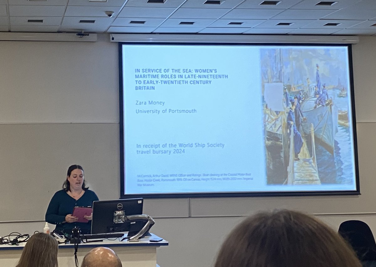 It was an honour to speak at the British Commission for Maritime History new researchers conference on women's coastal work in the late nineteenth to early twentieth century.

This is a fantastic opportunity I would recommend to any new researchers for 2025.
#Postgrad #maritime