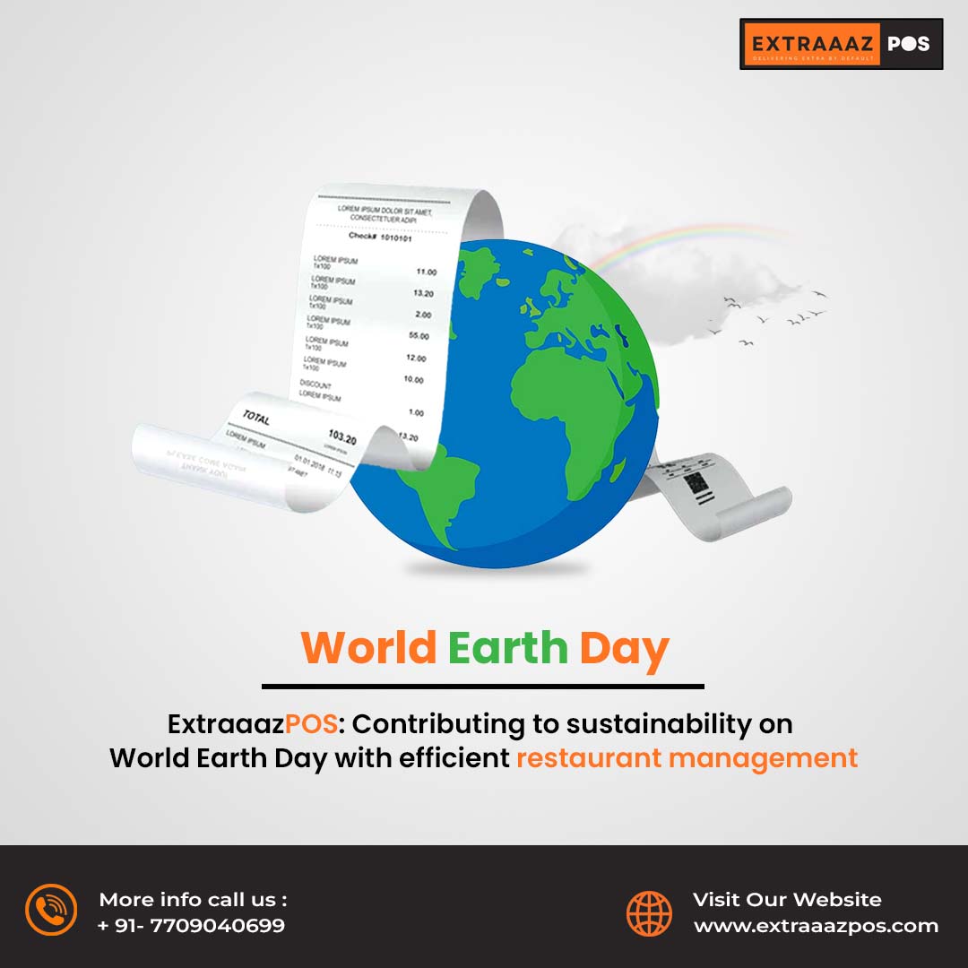 Join the sustainability movement this World Earth Day with ExtraaazPOS, revolutionizing restaurant management for a greener future.
.
.
#gogreen #worldearthday🌎
.
.
#RestaurantManagement #HotelManagement #HospitalityIndustry #RestaurantTech #HotelTech #POSsystem #FoodService