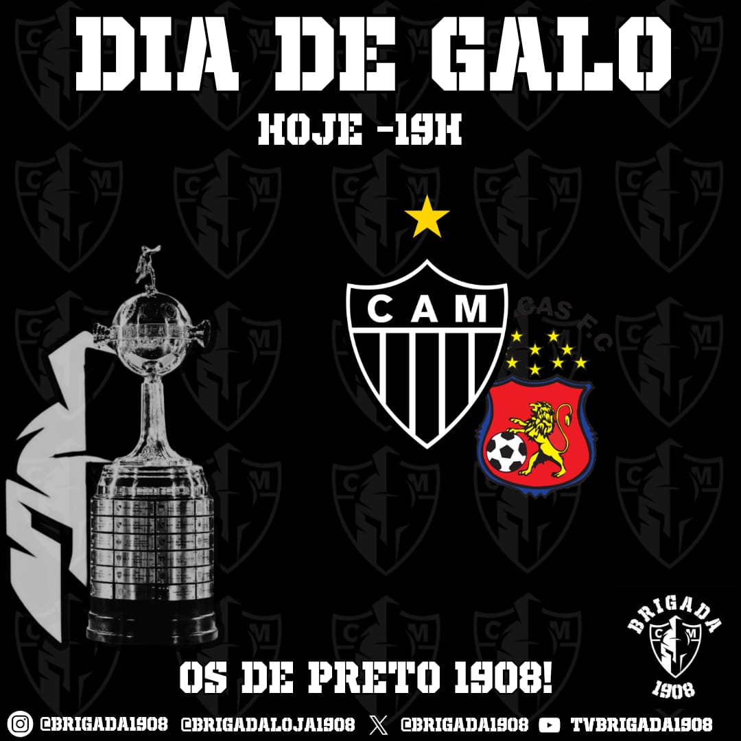 brigada1908's tweet photo. Atlético-MG enfrenta o Caracas nesta quinta-feira, 04/04, Taça Conmebol Libertadores, pela 1ª rodada. 

Os times vão a campo no gramado do Olimpico de la UCV a partir de 19:00h.

Vamos Galooo em busca da Glória eterna!

#Galo #libertadores #Brigada1908 #gloriaeterna https://t.co/cuF2jHYwOF
